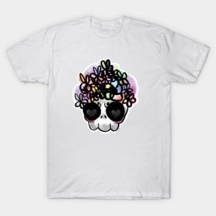 Flower Crown Skull T-Shirt